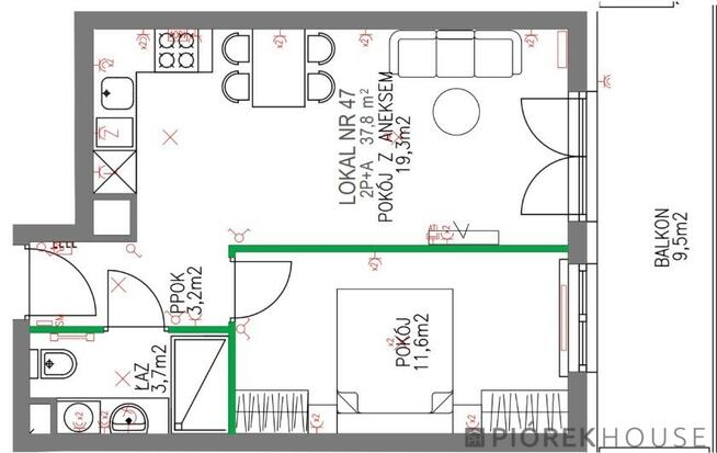 2-pokojowe mieszkanie na Białołęce