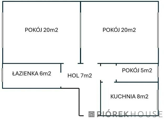 3-pokojowe mieszkanie na Ochocie