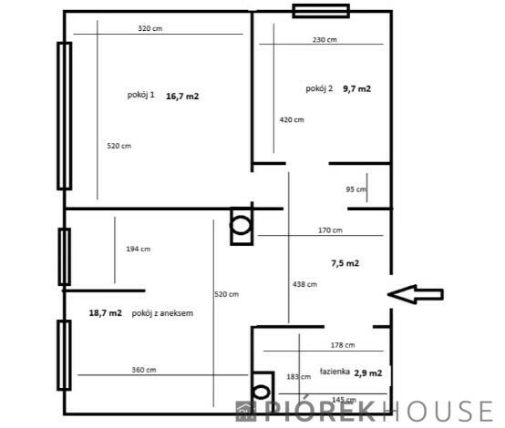 3-pokojowe mieszkanie na Bielanach