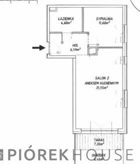 2-pokojowe mieszkanie na Wilanowie