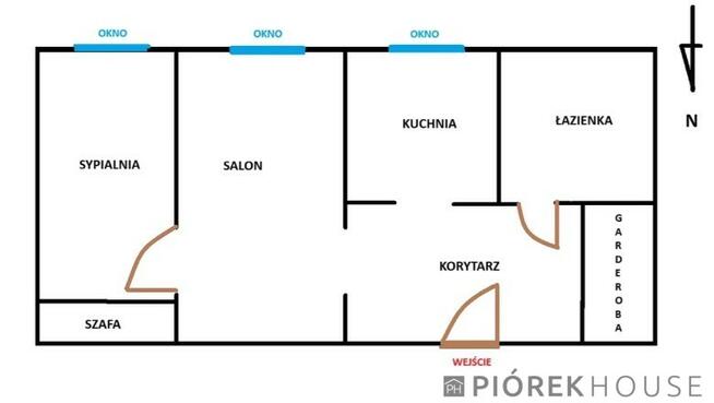 2-pokojowe mieszkanie na Gocławiu