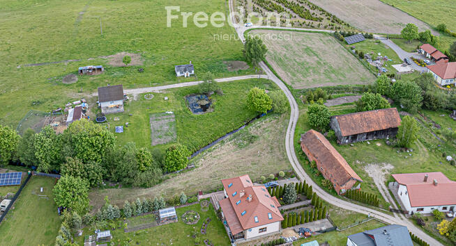 Działka 1700m2 z WZ na Dom - Łączno, gmina Morąg