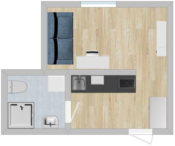 Więckowskiego 46, Polesie, funkcjonalne studio