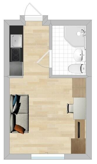 Pabianicka 34, Górna, przytulna kawalerka