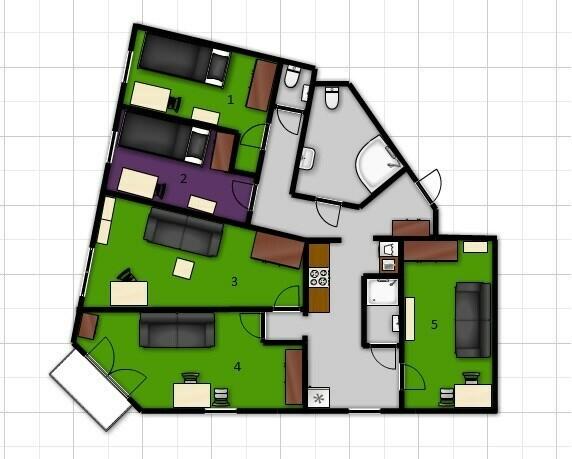 Miernicza 16,Przedm.Oławskie, jasny pokój z WIFI