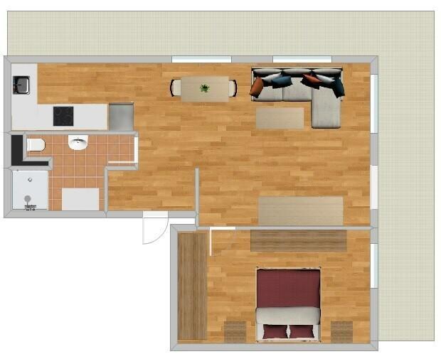 Piękne 2 pokoje z tarasem- Włodarzewska 51