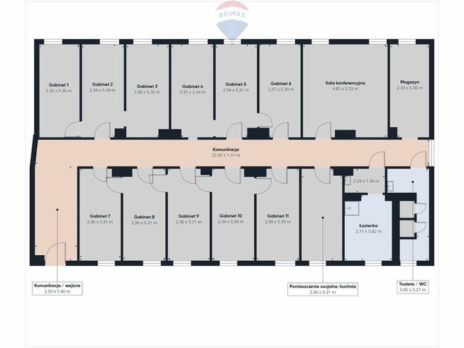 Działka inwestycyjna z budynkiem 1742 m²