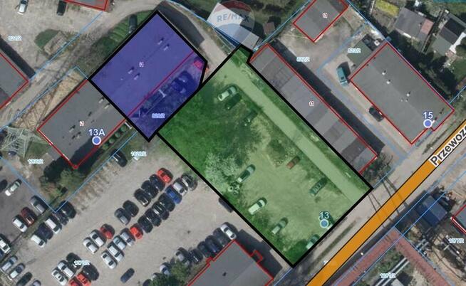 Działka inwestycyjna z budynkiem 1742 m²