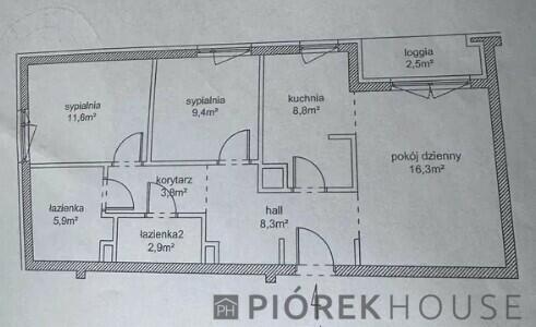 3-pokojowe mieszkanie na Ochocie