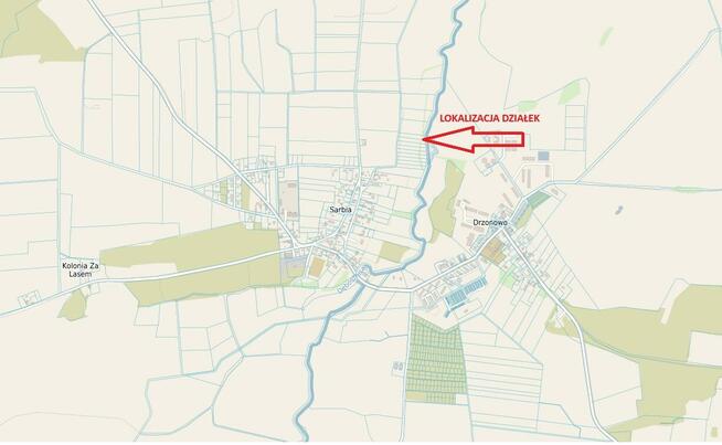 Działka rolna Sarbia gm. Kołobrzeg