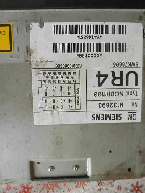 Sprzedam wyświetlacz kolorowy z radiem Opel Astra G