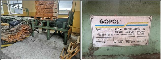 Linia pilarki szerokotaśmowej