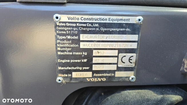 Volvo Ecr88 w idealnym stanie!