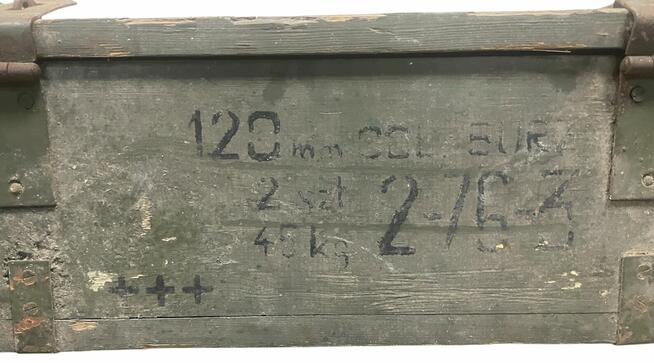 Stara skrzynia na amunicję 96cm