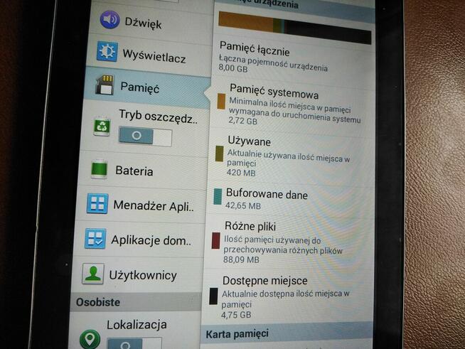 Tablet SAMSUNG galaxy Tab3