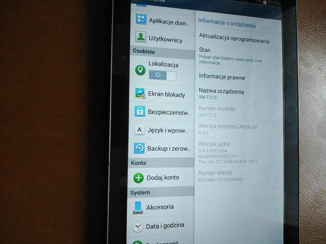 Tablet SAMSUNG galaxy Tab3