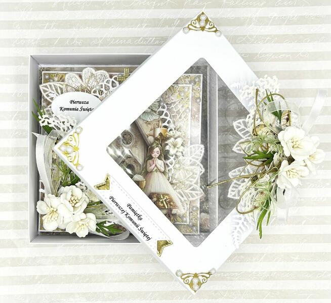 Pamiątka pierwszej Komunii Świętej dla dziewczynki