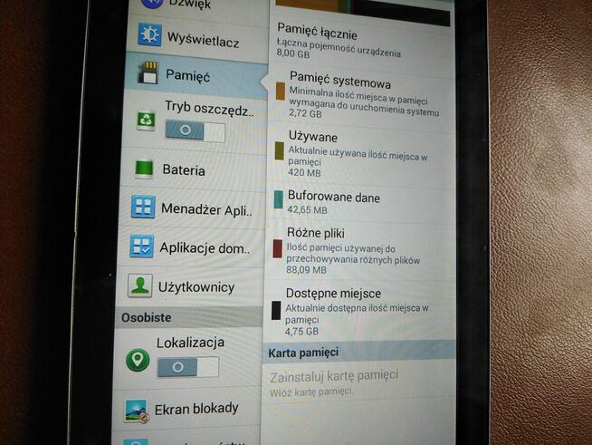 Tablet SAMSUNG galaxy Tab3