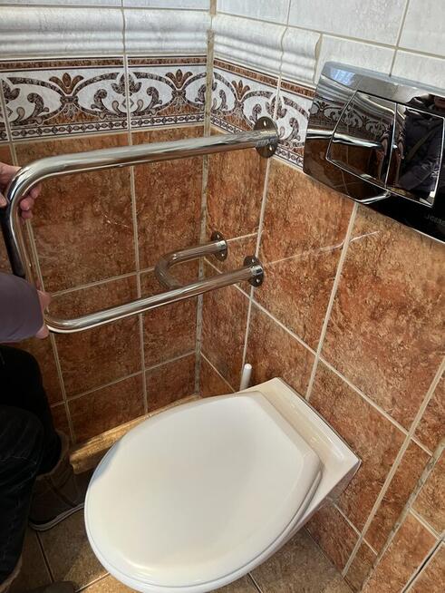 poręcze umywalkowe i wc ze stali nierdz Lehnen za 1/3 ceny