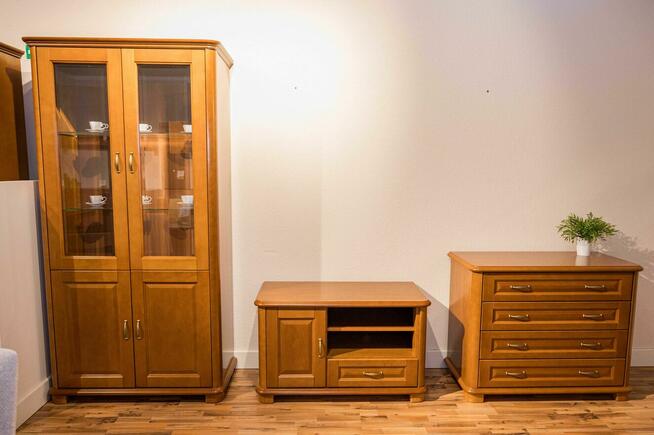 Zestaw Mebli Witryna+Komoda+Szafka RTV
