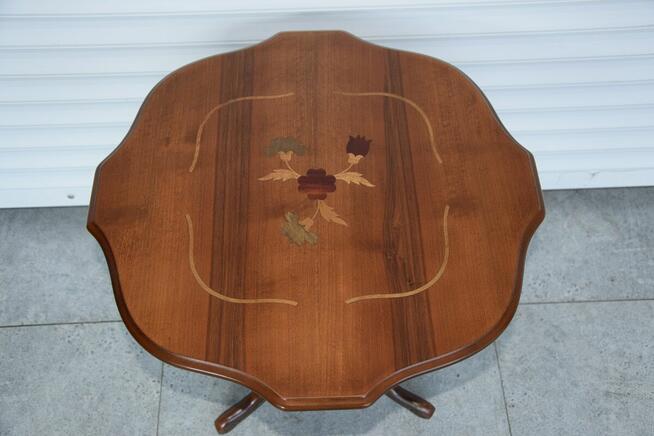 stolik kawowy z intersją - jak nowy