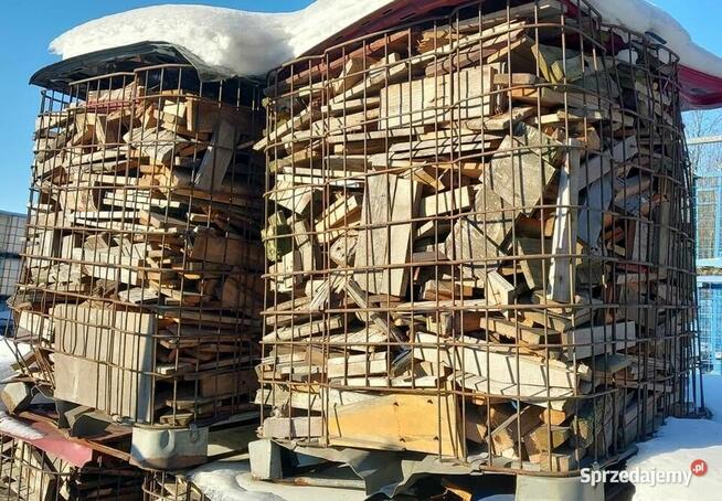 Opał drewno suche palety deski pocięte możliwy transport