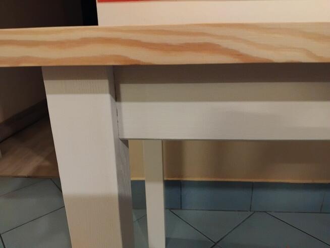 Nowy stół drewniany skandynawski 120x65x75.Bardzo ładny.