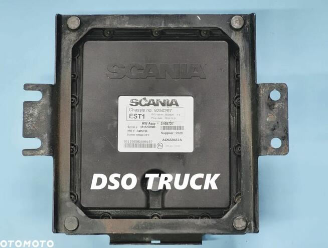 STEROWNIK OSI SKRĘTNEJ EST 1 Scania HW Assy 2405737 ECU
