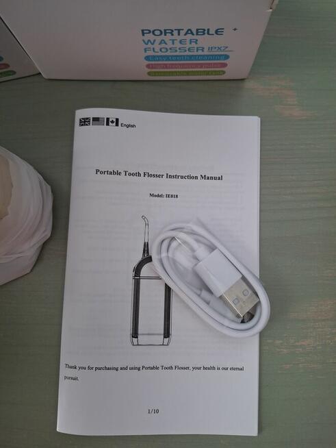 Bezprzewodowy Irygator do Zębów IE018 | Przenośny | Komplet