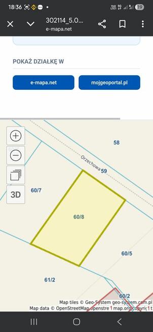 Sprzedam dzialke budowlana