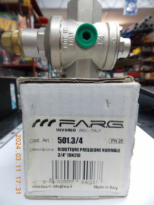 REDUKTOR CIŚNIENIA 501.3/4 FARG NORMALE