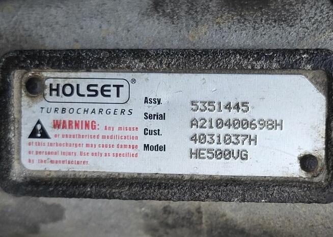 Turbosprężarka SCANIA 5351445 TURBINA HOLSET VTG z nastawnik