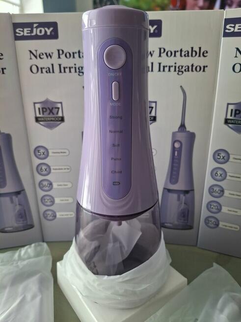 Irygator do zębów SEJOY AOW11 – Nowy, 350ml, 5 trybów (Fiole