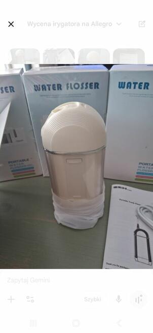 Bezprzewodowy Irygator do Zębów IE018 | Przenośny | Komplet