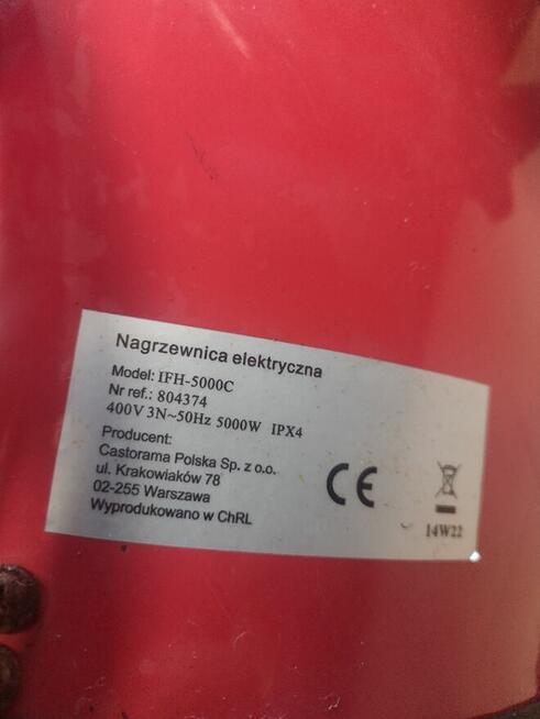 Nagrzewnica elektryczna IFH- 5000 C 400V