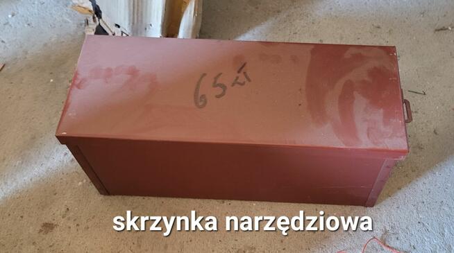 Skrzynka metalowa na narzędzia | NOWA| WYSYŁKA