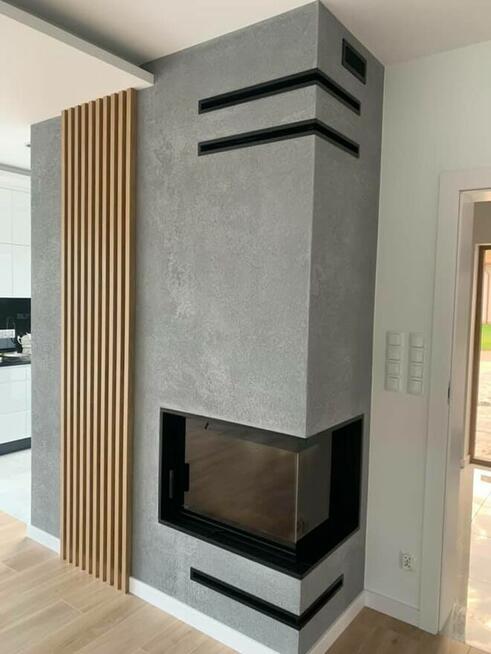 BETON DEKORACYJNY W EFEKCIE PASÓW ZESTAW 15m2