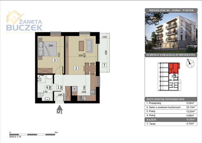 Mieszkanie Sochaczew, 15 Sierpnia