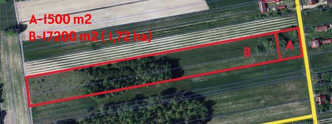 Działka budowlana 15 ar Kozioł g. Baranów