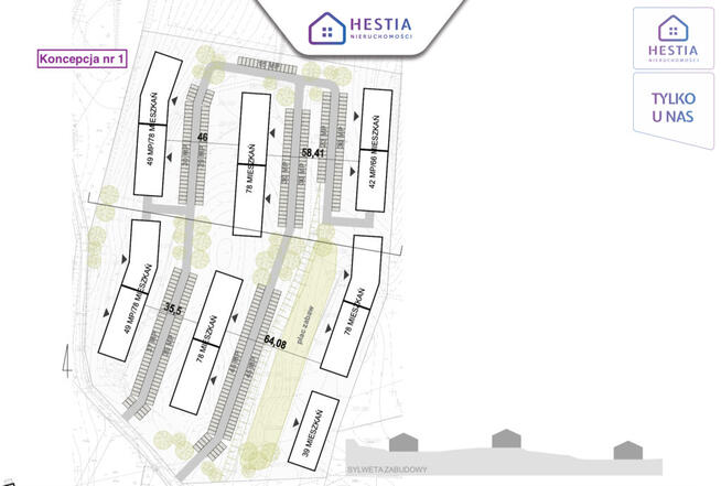 Działka - zabudowa wielorodzinna -20min od centrum