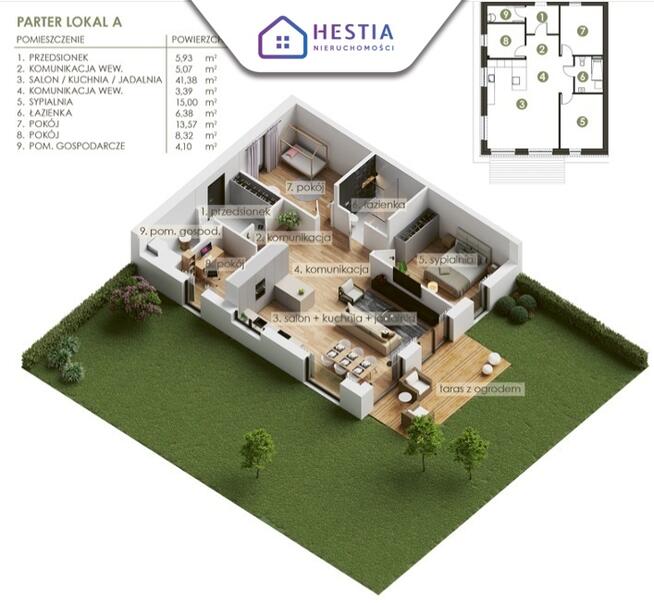 Zamieszkaj kilka kroków od lasu!