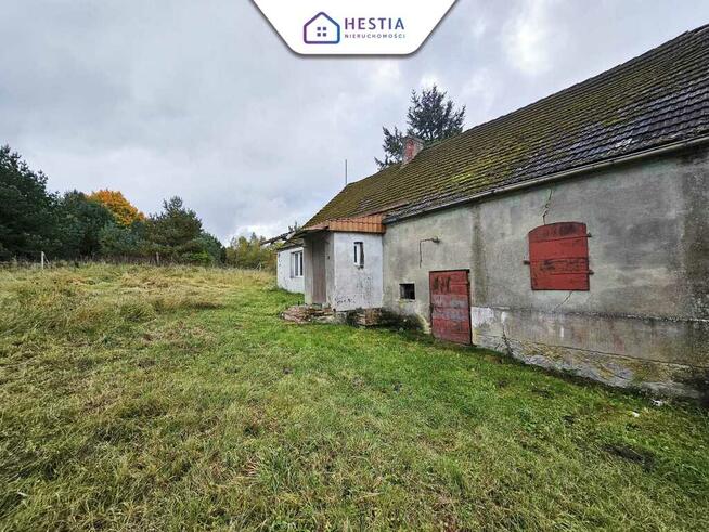 Dom wolnostojący z dużą działką.