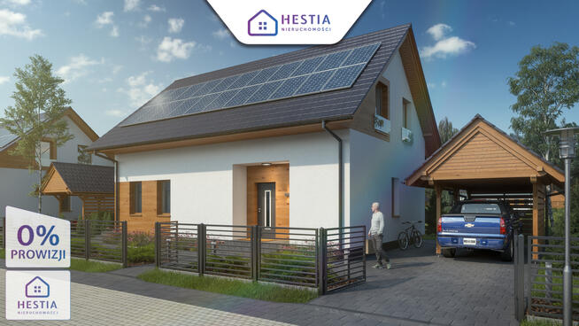 Nowy komfortowy dom wokół zieleni!