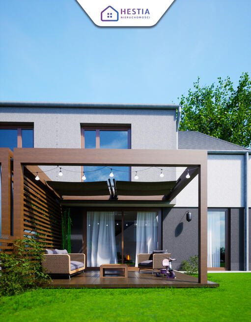 Nowa inwestycja w Dobrej! Bliźniaki z garażem.