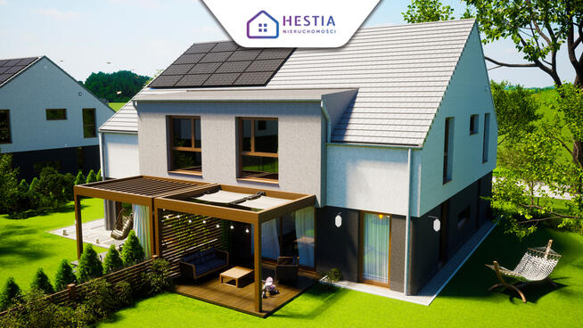 Nowa inwestycja w Dobrej! Bliźniaki z garażem.