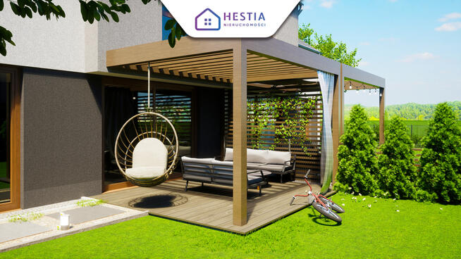 Nowa inwestycja w Dobrej! Bliźniaki z garażem.