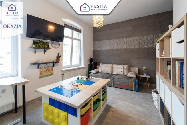 Mieszkanie na 1 pietrze w ścisłym centrum miasta.