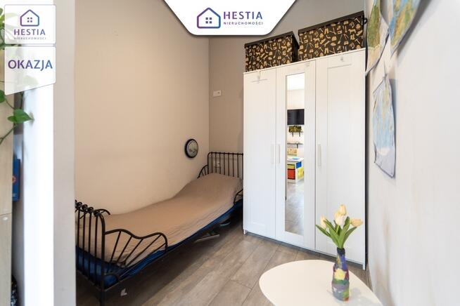 Mieszkanie na 1 pietrze w ścisłym centrum miasta.