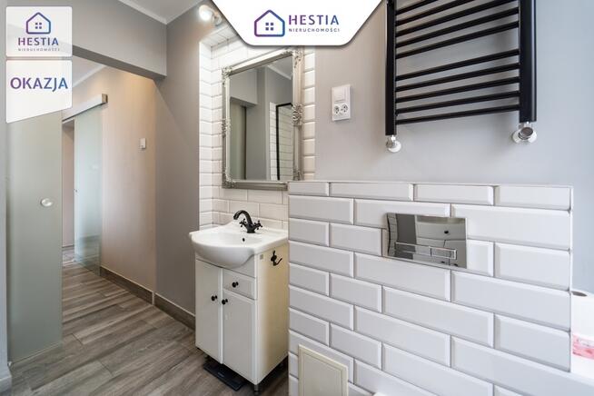 Mieszkanie na 1 pietrze w ścisłym centrum miasta.