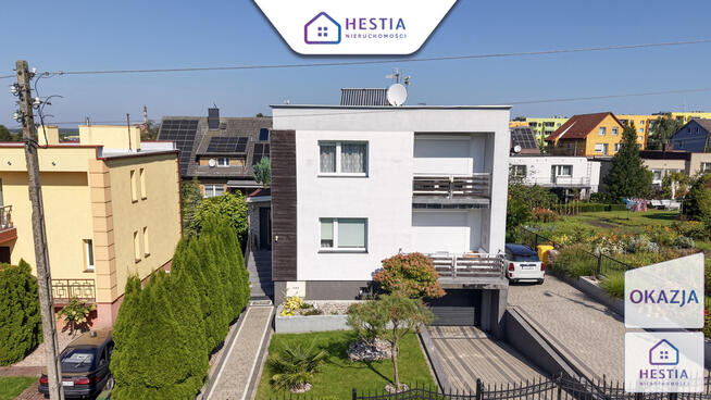 Dom wolnostojący, w całości podpiwniczony.